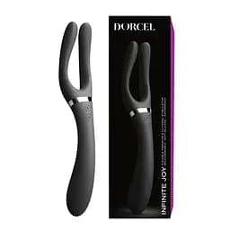 Гнучкий універсальний вібратор Dorcel Infinite Joy 28.2 см чорний - мініатюра 10