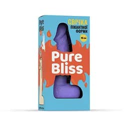 Свічка у вигляді члена Pure Bliss Mini Violet 15 см - мініатюра 6