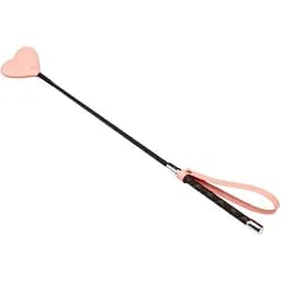 Стек Liebe Seele szpicruta Pink Organosilicon Riding Crop 55 см світло-рожевий