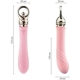Вібратор для точки G з підігрівом Zalo Sweet Magic Courage Fairy Pink - мініатюра 2