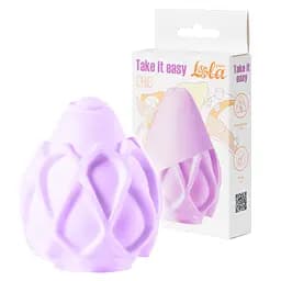Мастурбатор яйце Lola Games Take it Easy Chic (фіолетовий) - мініатюра 7