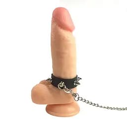 Кільце для пеніса Penis Ring з шипами та повідцем Art of Sex SO5152 97907 - мініатюра 4