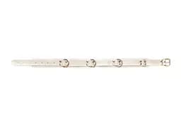 Нашийник Slave Leather Collar White від sLash - мініатюра 2