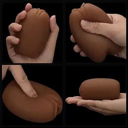 Мастурбатор Slider Double-Ended Masturbator Vagina and Anus Brown - мініатюра 2