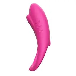 Ерекційне кільце Boss Series Vibro Shark 6 см рожевий - мініатюра 3