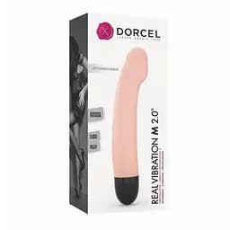 Вібратор для точки G Dorcel Real 2.0 22 см тілесний - мініатюра 6
