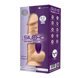 Фалоімітатор з вібрацією SilexD Norman Vibro Flesh (Model 1 size 8,5 ) + LRS SILEXD SO8208 95660 - мініатюра 5