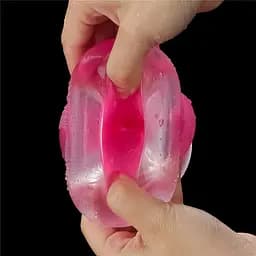 Мастурбатор Lovetoy Lumino Play Masturbator 6.0'' рожевий - мініатюра 12