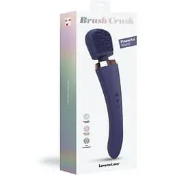 Вібромасажер із силіконовою щіточкою Love to Love Brush Crush - мініатюра 6