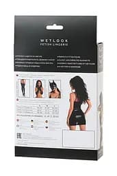 Сексуальна сукня Glossy Wetlook Naomi L чорний - мініатюра 6