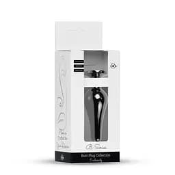Анальна пробка - Jewellery Dark Silver Long Plug Pink - мініатюра 10