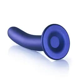 Фалоімітатор Ouch! Smooth G-Spot Dildo 7'' 17.7 см (синій) - мініатюра 3