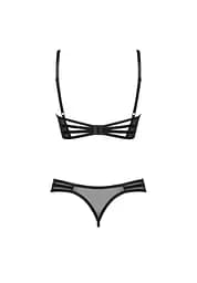 Комплект еротичної білизни Obsessive Roxelia XL/2XL чорний - мініатюра 6