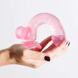 Фалоімітатор Crushious Hudini Jelly 17.5 см (рожевий) - мініатюра 17