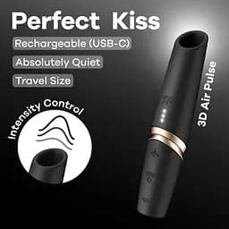 Вакуумний стимулятор Satisfyer Perfect Kiss, магнітна технологія 3D Air Pulse Satisfyer IG078496; SX2161 100853 - мініатюра 6