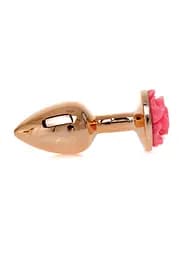 Анальна пробка Jewellery Red Gold PLUG ROSE-Pink Boss Series 64-00127 98273 - мініатюра 3