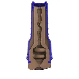 Мастурбатор Fleshlight Boost Blast Female Medium Dark Flesh - мініатюра 5