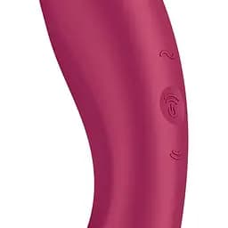 Вакуумний стимулятор Satisfyer Curvy Trinity 1 Red - мініатюра 3