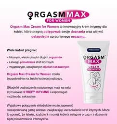 Крем для женщин Orgasm Max 50 ml - мініатюра 2