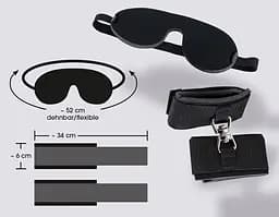 Набір BDSM Orion Bad Kitty Bondage Kit чорний - мініатюра 3
