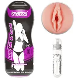 Мастурбатор Lovetoy Sex In A Can Vagina Stamina Tunnel телесный