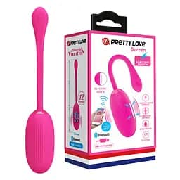 Віброяйце Pretty Love Doreen Electric Shock Egg Pink (App) - мініатюра 1