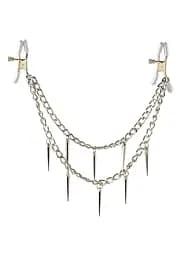 Затискачі для сосків Pipedream Fetish Fantasy Rock Hard Nipple Clamps сріблястий - мініатюра 5