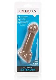 Насадка на пеніс California Exotic Novelties Ultimate Extender 16 см (коричневий) - мініатюра 6