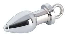 Анальна пробка з отвором Anal Plug deluxe Aluminium Orion 512567 20341 - мініатюра 4