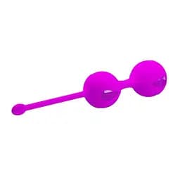 Вагінальні кульки Pretty Love Kegel Tighten Up II, 16.3 см, фіолетовий - мініатюра 5