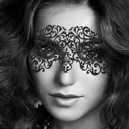 Маска на обличчя Bijoux Indiscrets - Dalila Mask, вінілова, клейове кріплення, без зав'язок - мініатюра 2