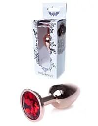Анальна пробка - Jewellery Red Gold PLUG- Red - мініатюра 1