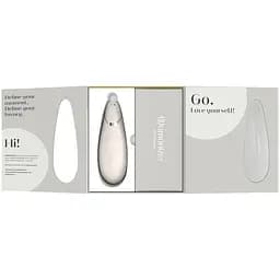 Вакуумний кліторальний стимулятор Womanizer Premium 2 Grey - мініатюра 7