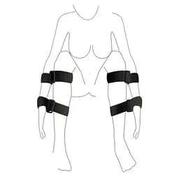 Набір для фіксації Art of Sex - BDSM Hands to feet Simple - мініатюра 2