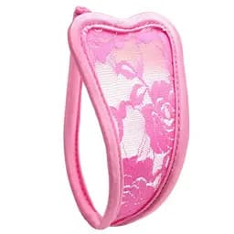 Жіночі стрінги-невидимки без бретелей рожеві S M