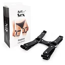 Гартеры на ногу из натуральной кожи Art of Sex - Kristina Leg Garters (2 шт)