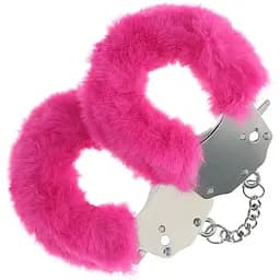 Наручники Ouch! Heavy-duty Fluffy Handcuffs (розовый)