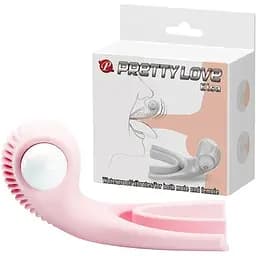 Насадка с вибрацией Pretty Love Elsa 7.5 см розовый