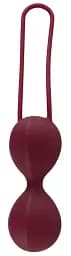 Вагінальні кульки Magic Shiver, 15.5 см, бордовий