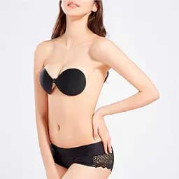 Самоклеючий бюстгальтер-невидимка Fly Bra B Чорний