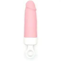 Вібратор CuteVibe Teddy Brown Pink Dildo - мініатюра 3