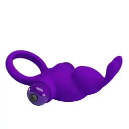 Ерекційне кільце з вібрацією PRETTY LOVE VIBRANT PENIS RING I Purple PRETTY LOVE BI-210204-1 99056 - мініатюра 4