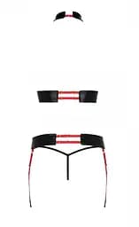 Passion AZIZA Set red S/M - мініатюра 4