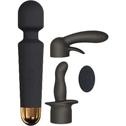 Мінівібромасажер Dorcel Kit Wanderful з насадками (анальна та вагінальна) водонепроникний