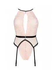 Боді Obsessive Lilines S/M рожевий - мініатюра 7