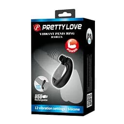 Віброкільце PRETTY LOVE DAHLIA, 12 vibration functions memory function PRETTY LOVE BI-210324 102767 - мініатюра 2
