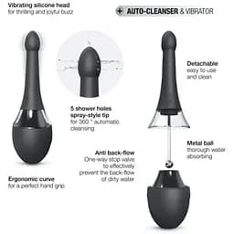 Автоматичний анальний душ-вібратор Dorcel Douche Mate Pro - мініатюра 4
