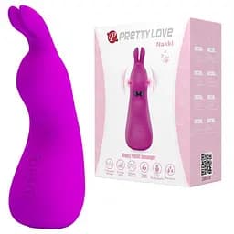 Вібратор Pretty Love Nakki Massager Purple - мініатюра 1