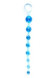 Анальний ланцюжок Jelly Anal 10 Beads Blue Boss Series 67-00087 100371