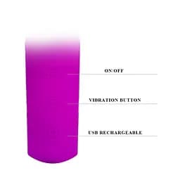 Вібратор Pretty Love Elmer Vibrator Purple - мініатюра 5